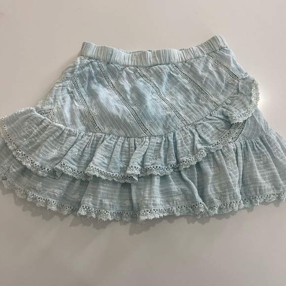 love shack fancy mini skirt